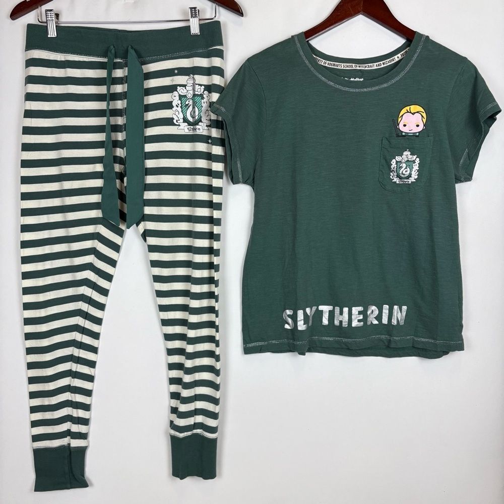 Harry Potter Primark Slytherin‎ Malfoy Pajama PJ Set